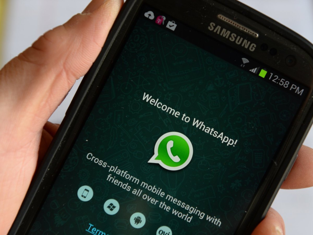 WhatsApp auf dem Smartphone