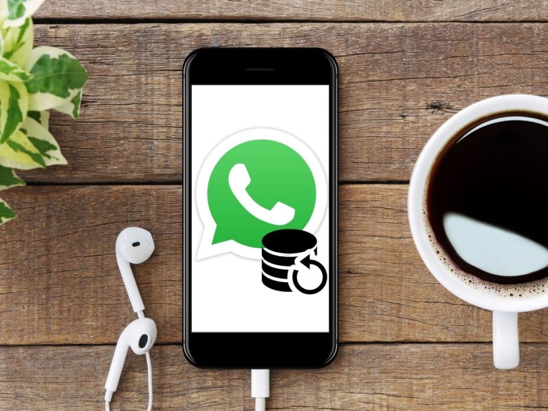 WhatsApp Backup auf einem Smartphone