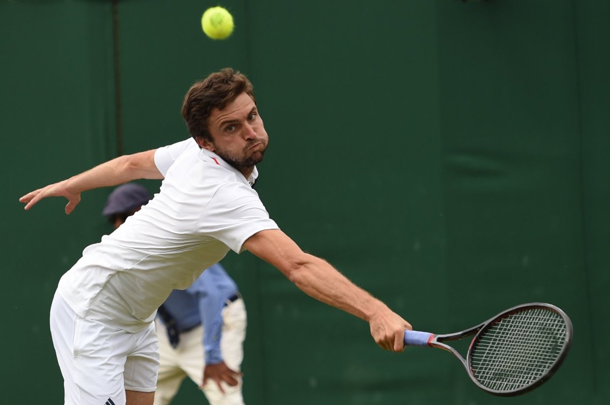 Der französische Tennis-Spieler Gilles Simon