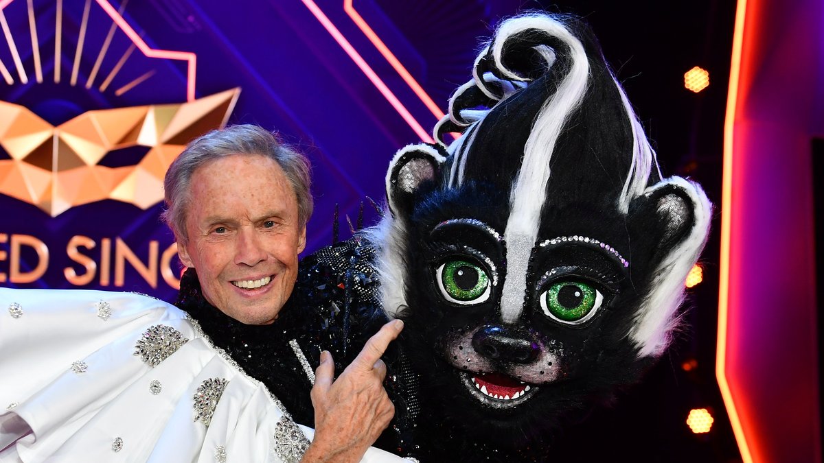 Das Stinktier wurde in der dritten Liveshow von "The Masked Singer" als Peter Kraus enttarnt.. © © ProSieben/Willi Weber