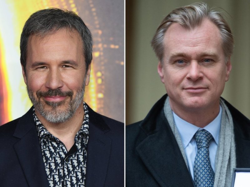 Denis Villeneuve (l.) bekommt Kollegenlob von Christopher Nolan.. © imago images/PA Images / imago images/i Images