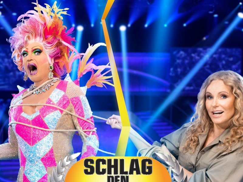 Olivia Jones und Katja Burkard bei "Schlag den Star".. © ProSieben/Steffen Z Wolff