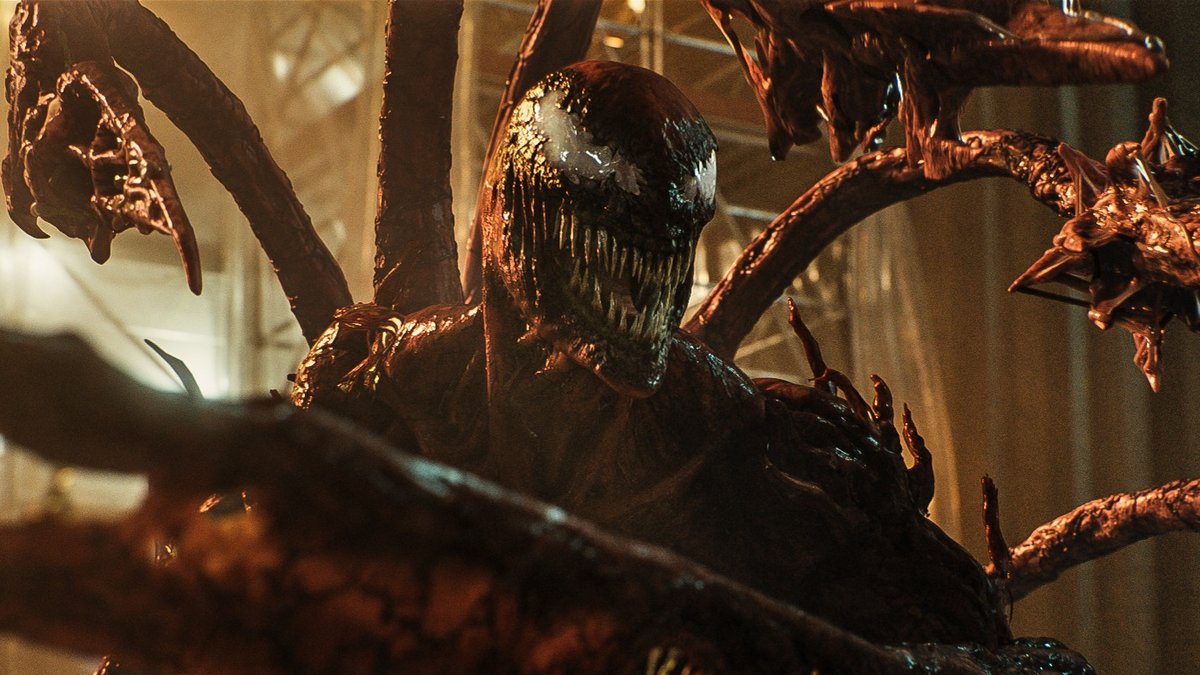 In "Venom 2" bekommt es der Titel-Antiheld mit dem Scheusal Carnage (Bild) zu tun.. © © 2021 Sony Pictures Entertainment Deutschland GmbH