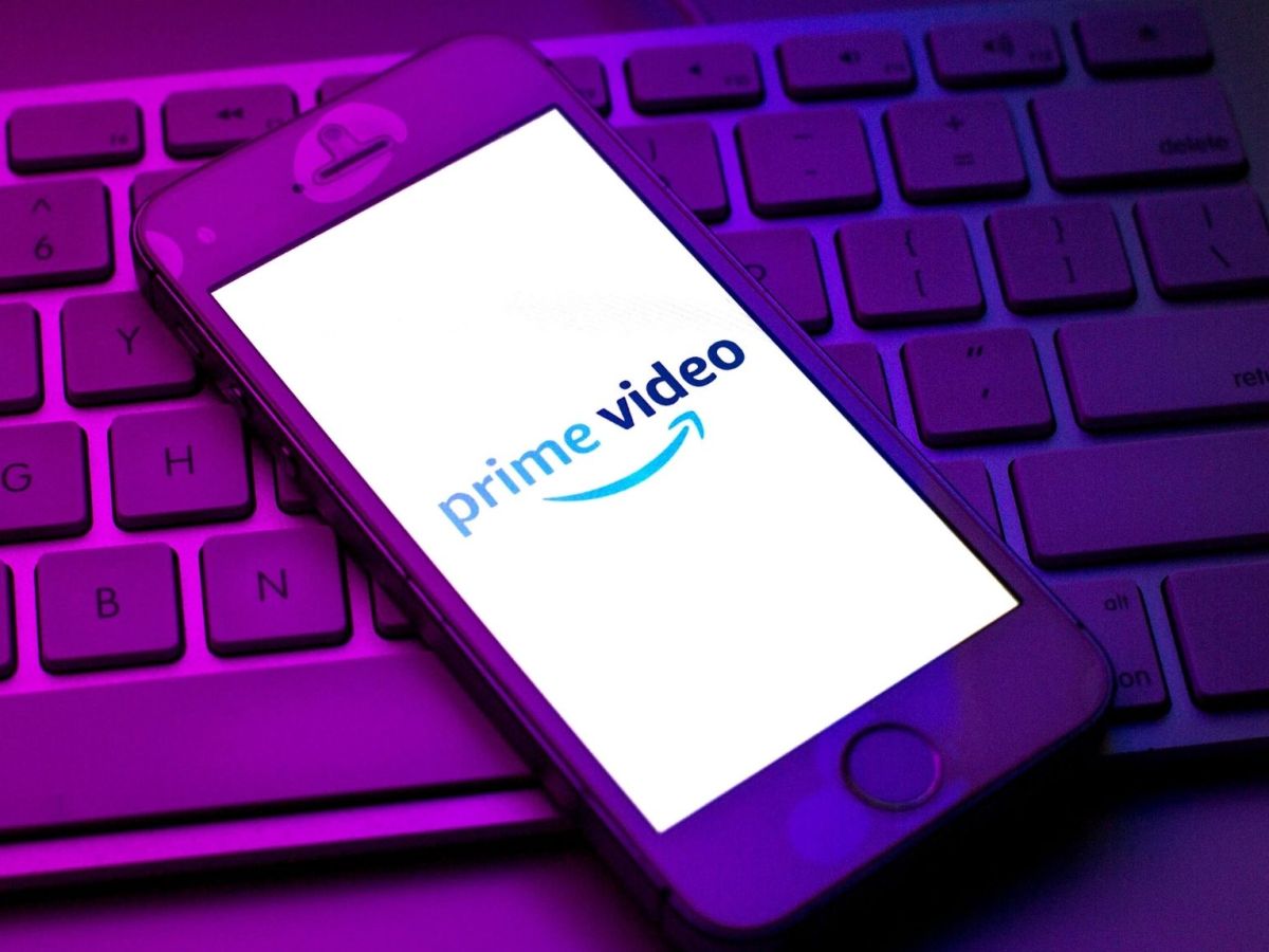 Amazon Prime Video-Logo auf einem Smartphone