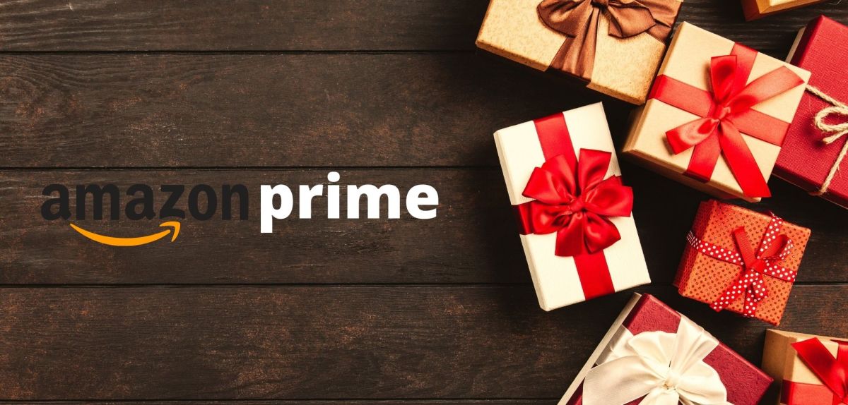 Amazon Prime-Logo und Geschenke