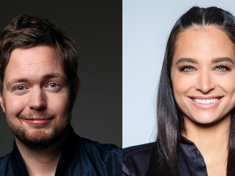 Bastian Bielendorfer und Amira Pocher sind zwei der 14 Teilnehmerinnen und Teilnehmer der neuen "Let's Dance"-Staffel.. © RTL