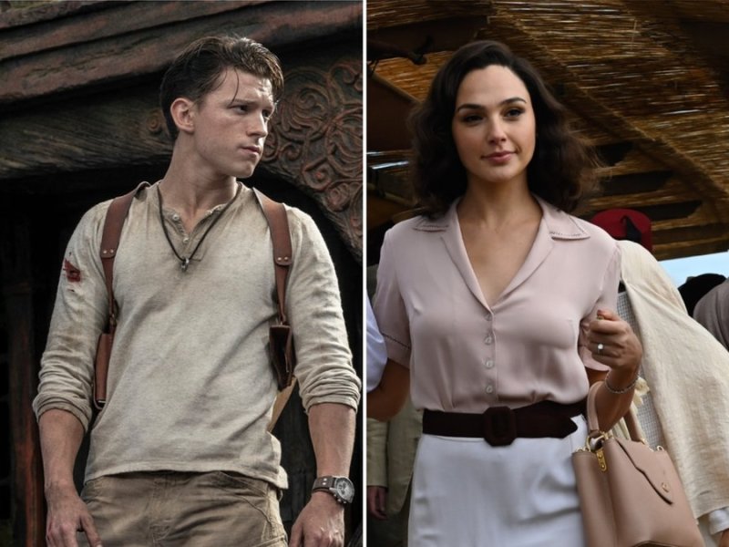 Auf der Jagd nach einem Schatz und auf der Jagd nach einem Mörder: Tom Holland in "Uncharted" sowie Gal Gadot in "Tod auf dem Nil".. © © 2020 Twentieth Century Fox Film Corporation. All Rights Reserved. / ©2020 CTMG