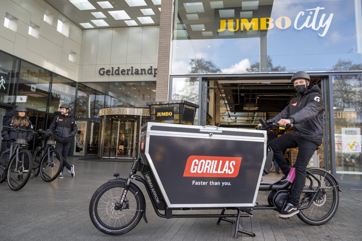 Gorillas Lieferfahrrad