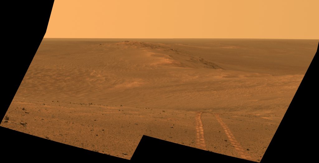 Aufnahme von der Mars-Oberfläche