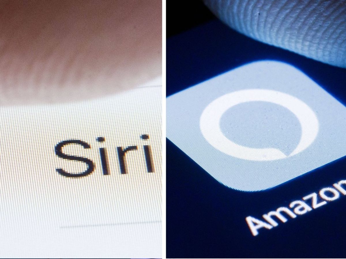 Siri- und Alexa-Logo.