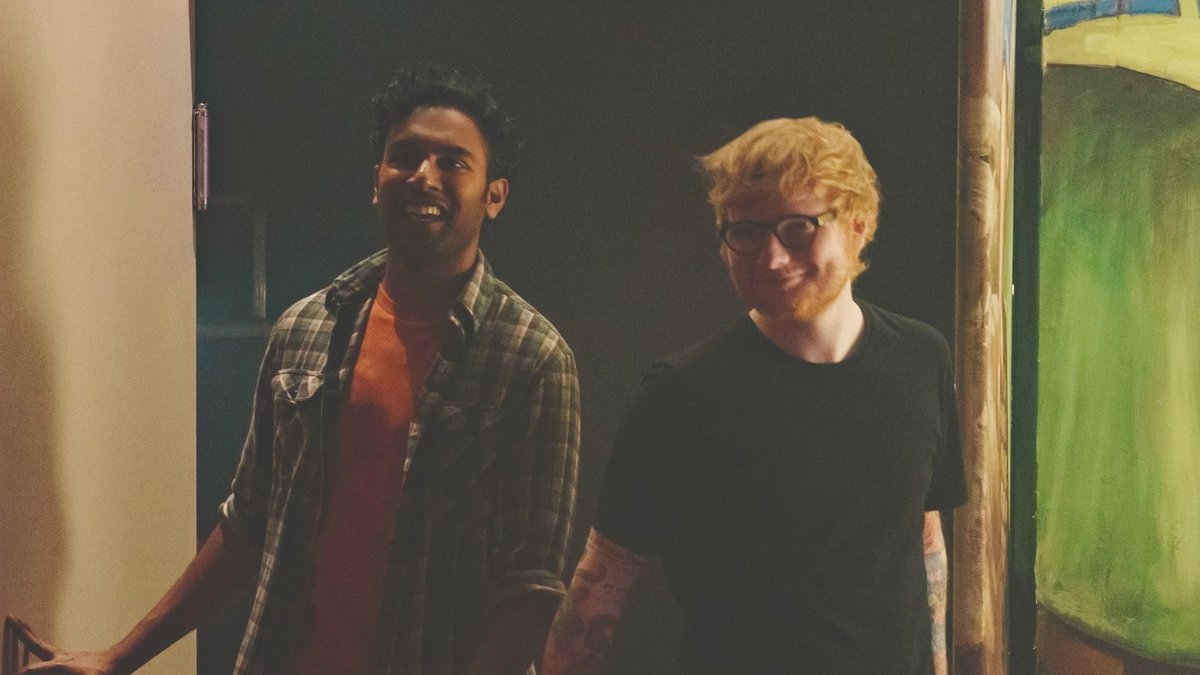 Der britische Superstar Ed Sheeran (r.) spielt in "Yesterday" sich selbst - und nimmt sich dabei aufs Korn.. © © Jonathan Prime/Universal Pictures