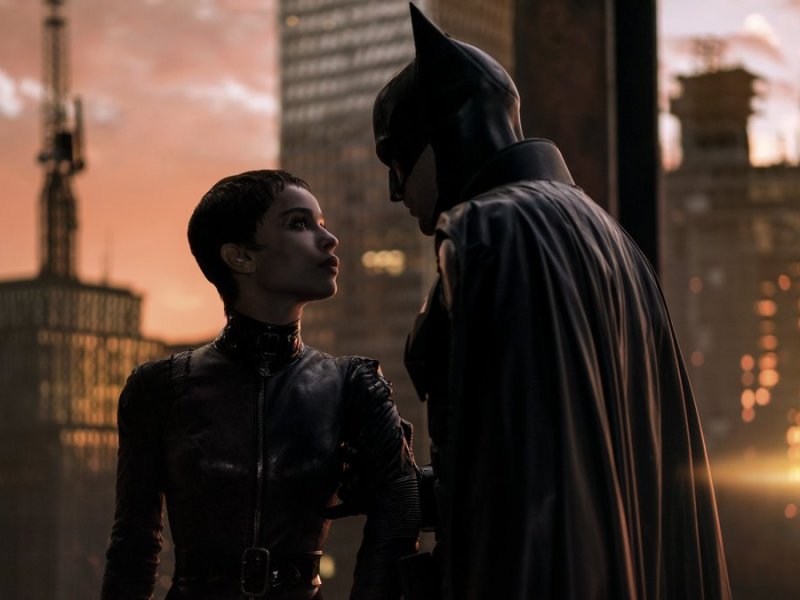 Robert Pattinson und Zoë Kravitz als Batman und Catwoman.. © © 2020 Warner Bros. Entertainment Inc. All Rights Reserved.