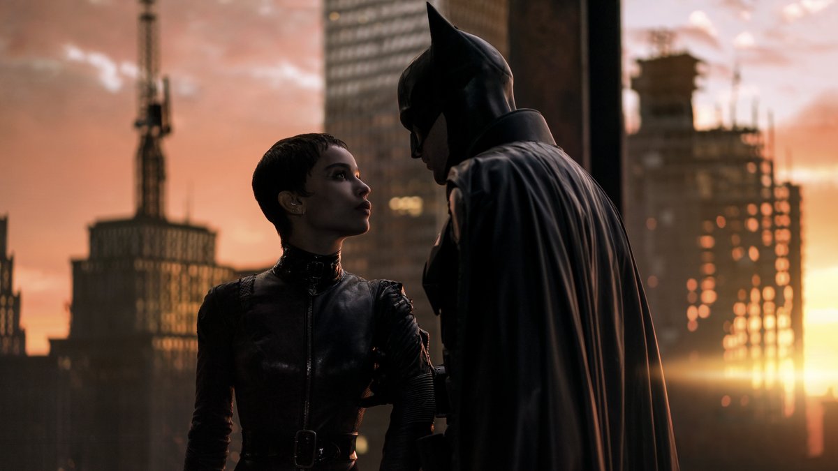 Robert Pattinson und Zoë Kravitz als Batman und Catwoman.. © © 2020 Warner Bros. Entertainment Inc. All Rights Reserved.