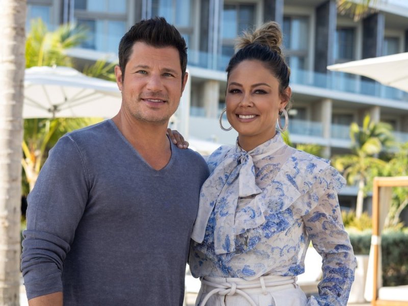 Nick und Vanessa Lachey führen wie auch schon bei "Liebe macht blind" durch die Show.. © AARÓN ORTEGA/NETFLIX