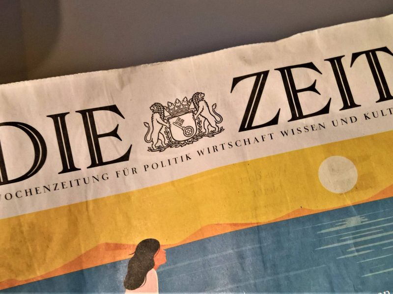 Die ZEIT Nachrichtenzeitung Nahaufnahme