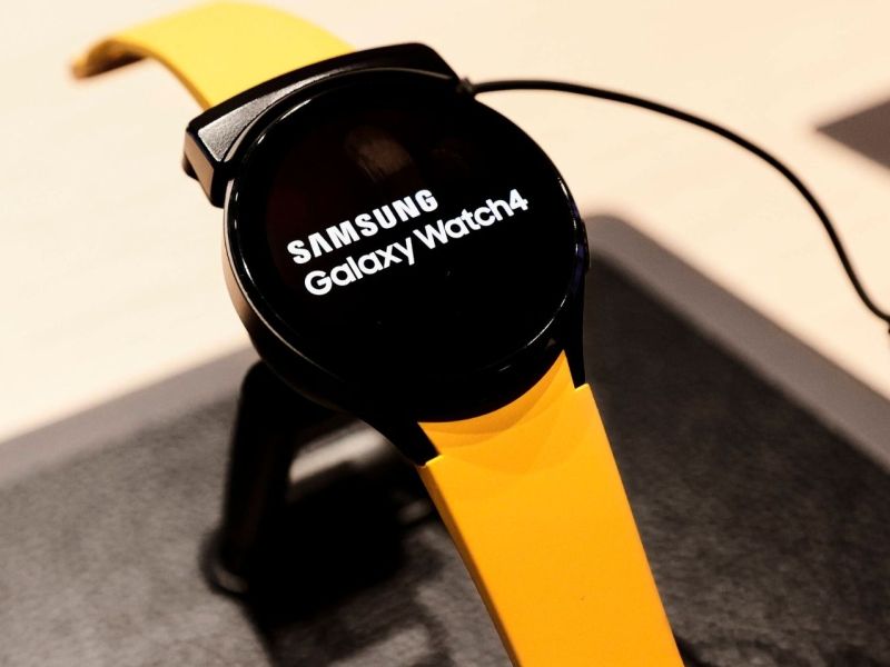 Eine Samsung Galaxy Watch 4.