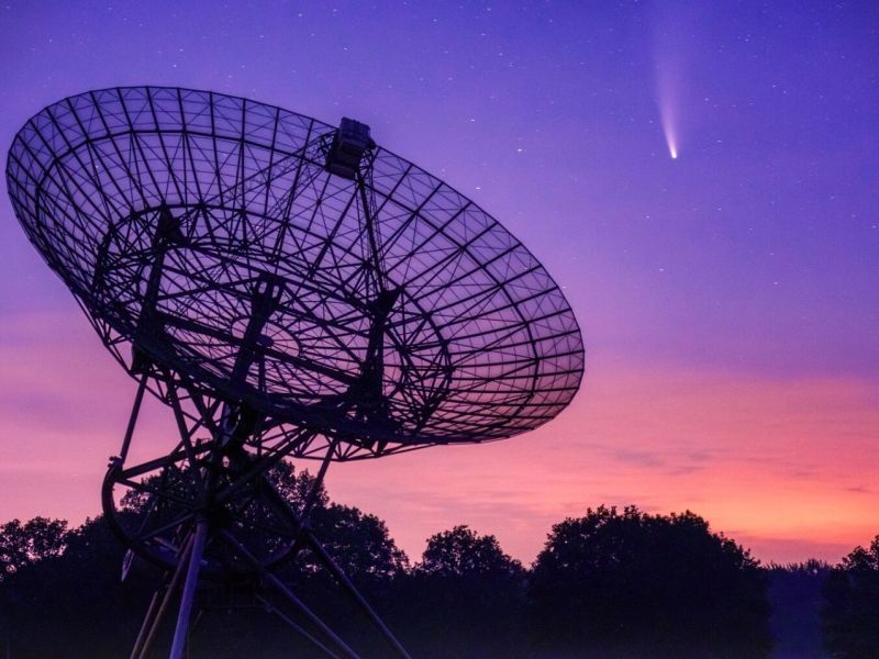 Radioteleskop auf der Suche nach außerirdischem Leben