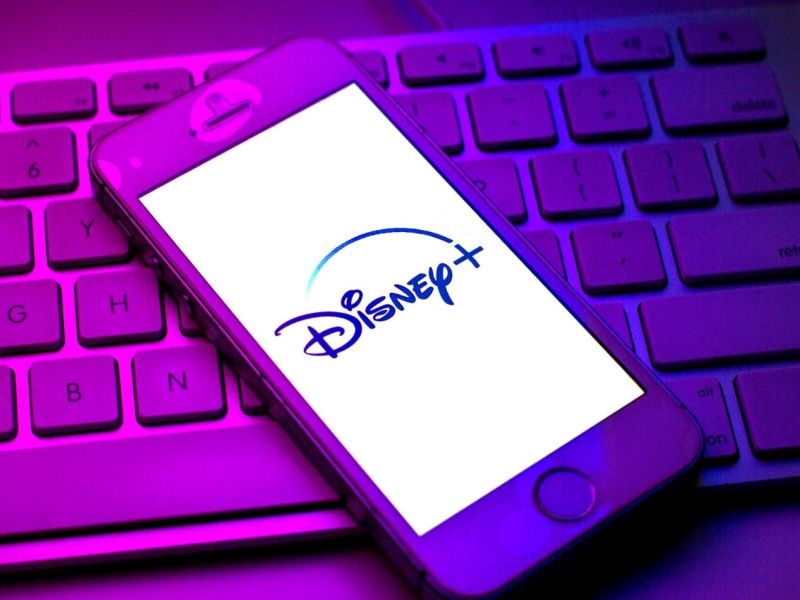 Disney Plus Logo auf dem Smartphone