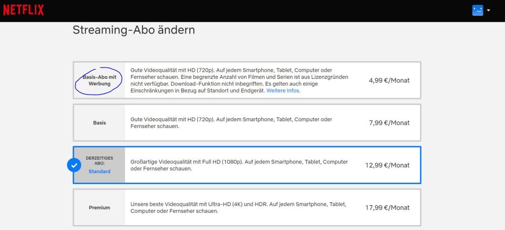 Netflix-Abo-Modelle