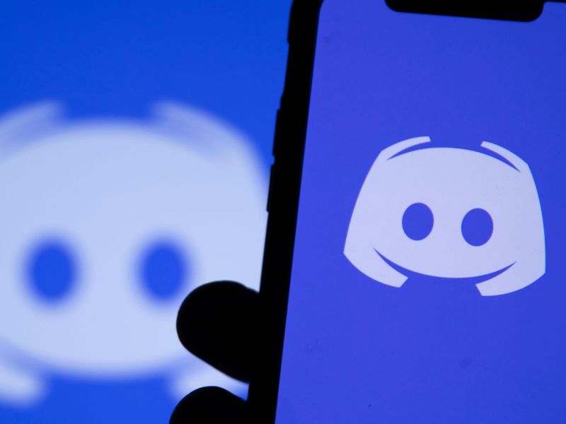 Discord Logo auf dem Smartphone