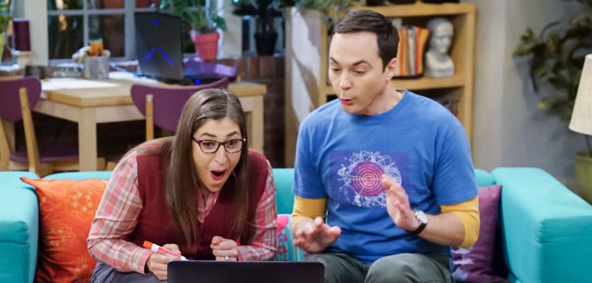 Mayim Bialik und Jim Parsons bei "The Big Bang Theory".