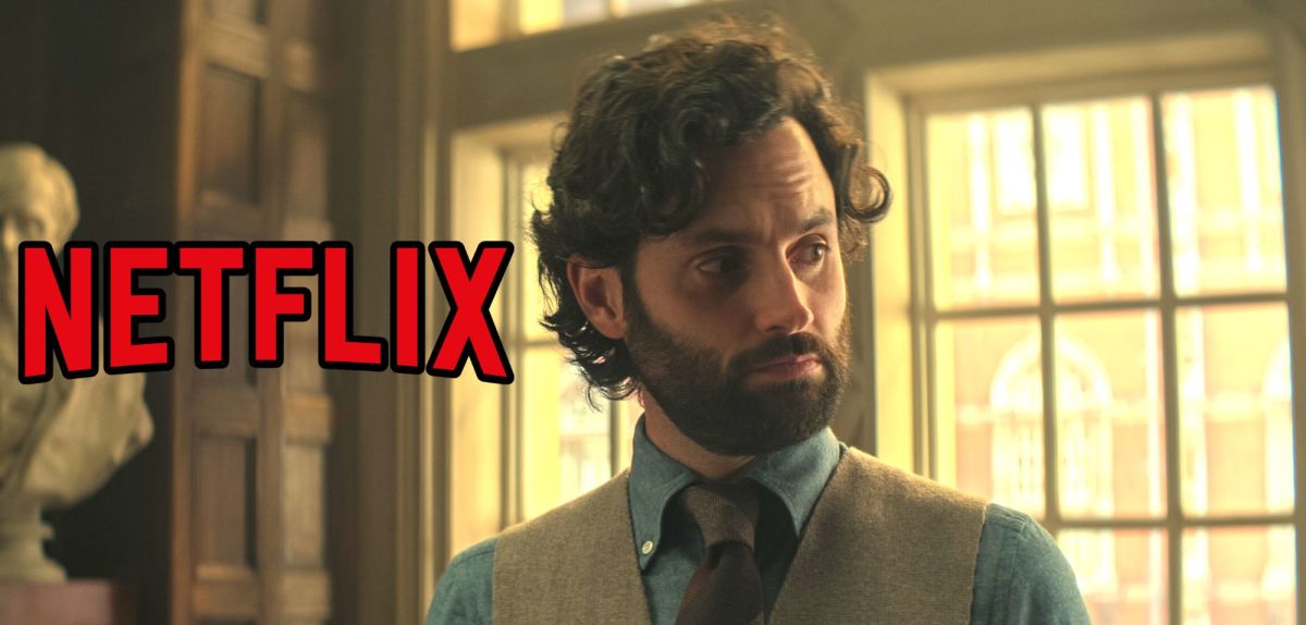 Szene aus der Netflix-Serie "You" mit Penn Badgley.