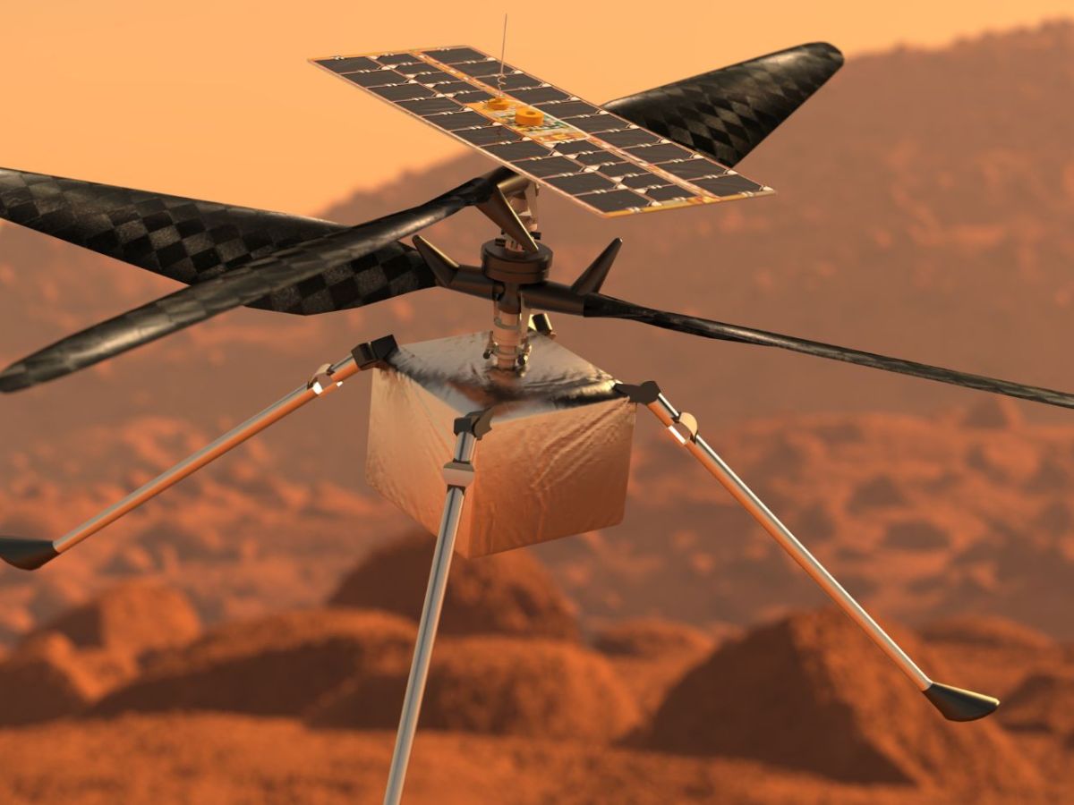 Ingenuity Helikopter auf dem Mars