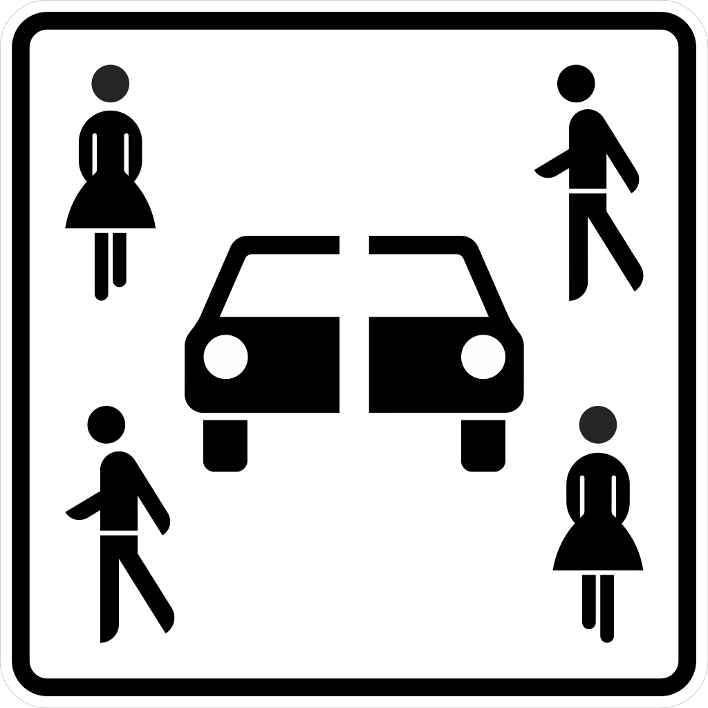 Verkehrsschild für Carsharing-Parkplätze