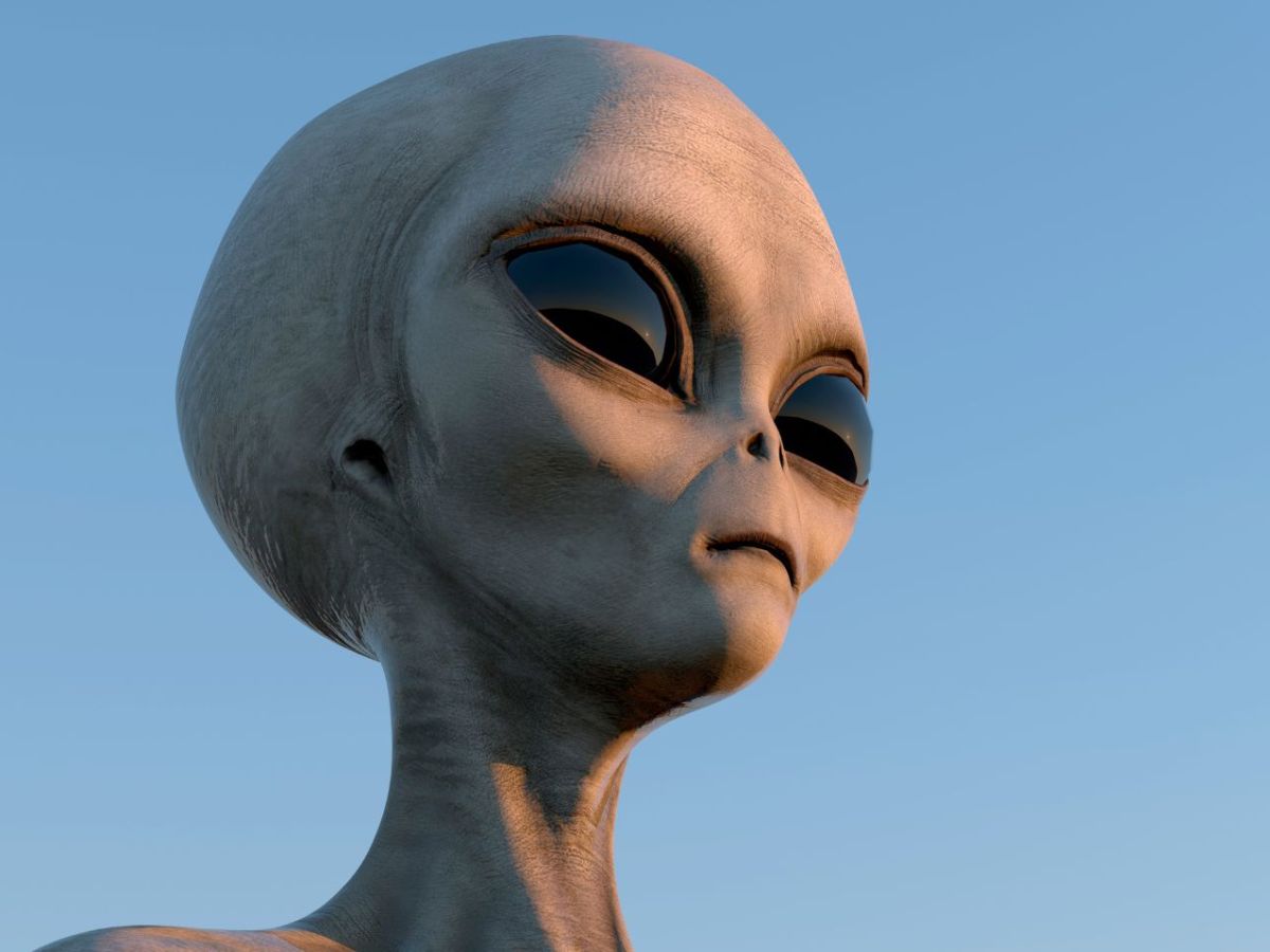 Kopf eines Aliens