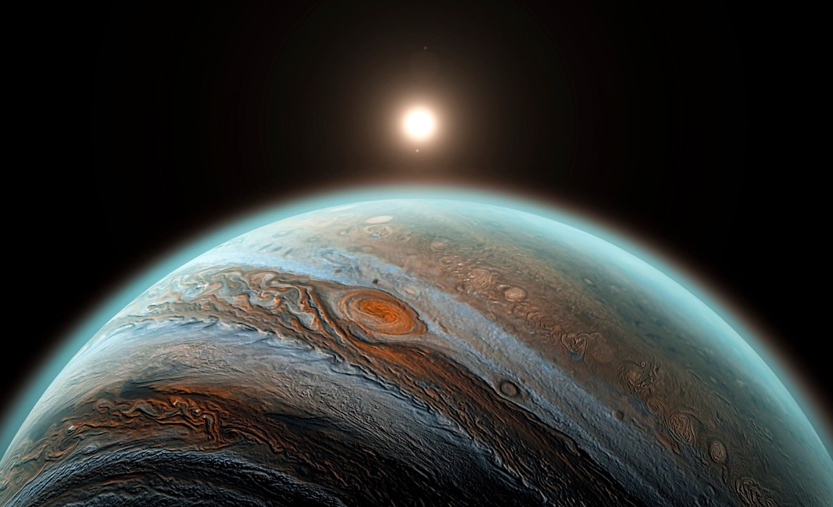 Jupiter mit Sonne