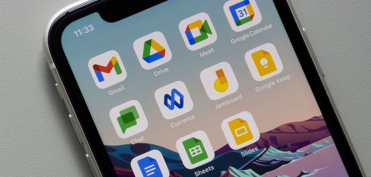 Google Apps auf dem Handy