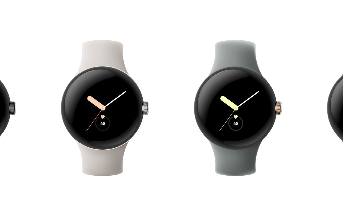 Google Pixel Watch 2 in unterschiedlichen Farben