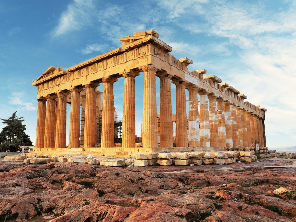 Parthenon auf der Akropolis in Athen