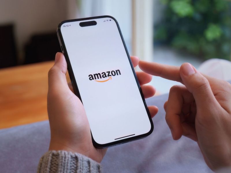 Amazon-App auf einem Smartphone