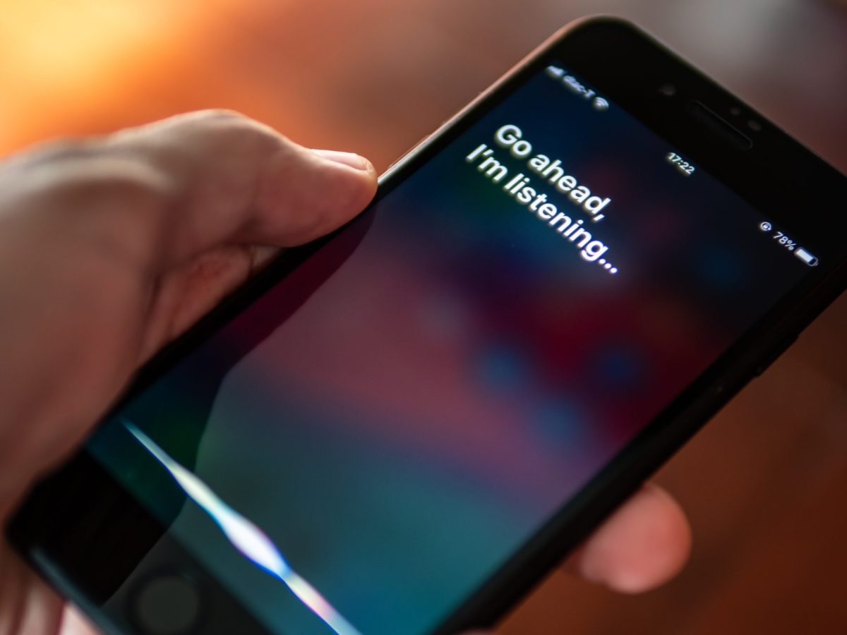 Siri auf einem iPhone