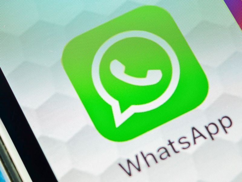 WhatsApp-Anwendung auf Handy