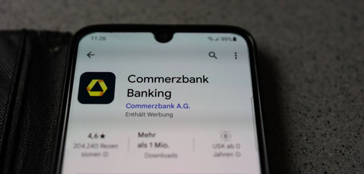 Online-Banking der Commerzbank