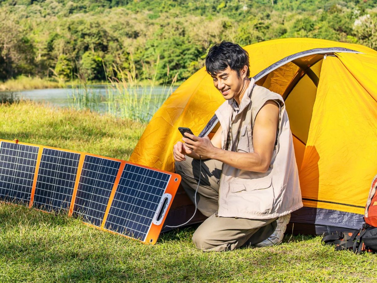 Solar-Camping im Freien