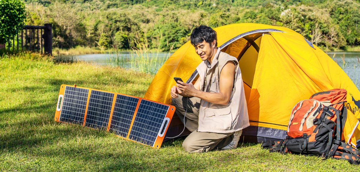 Solar-Camping im Freien