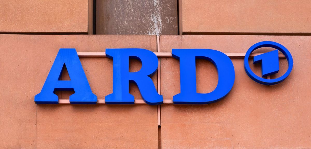 ARD-Logo auf Hauptstadtstudio