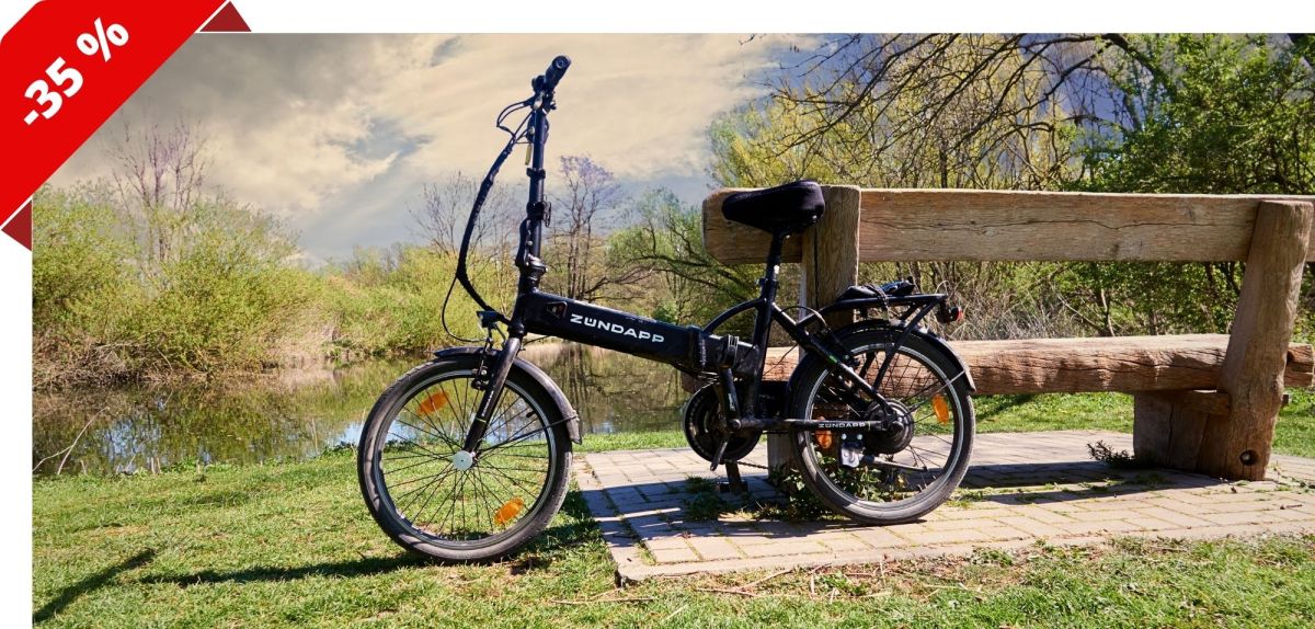 Klappbares Zündapp E-Bike