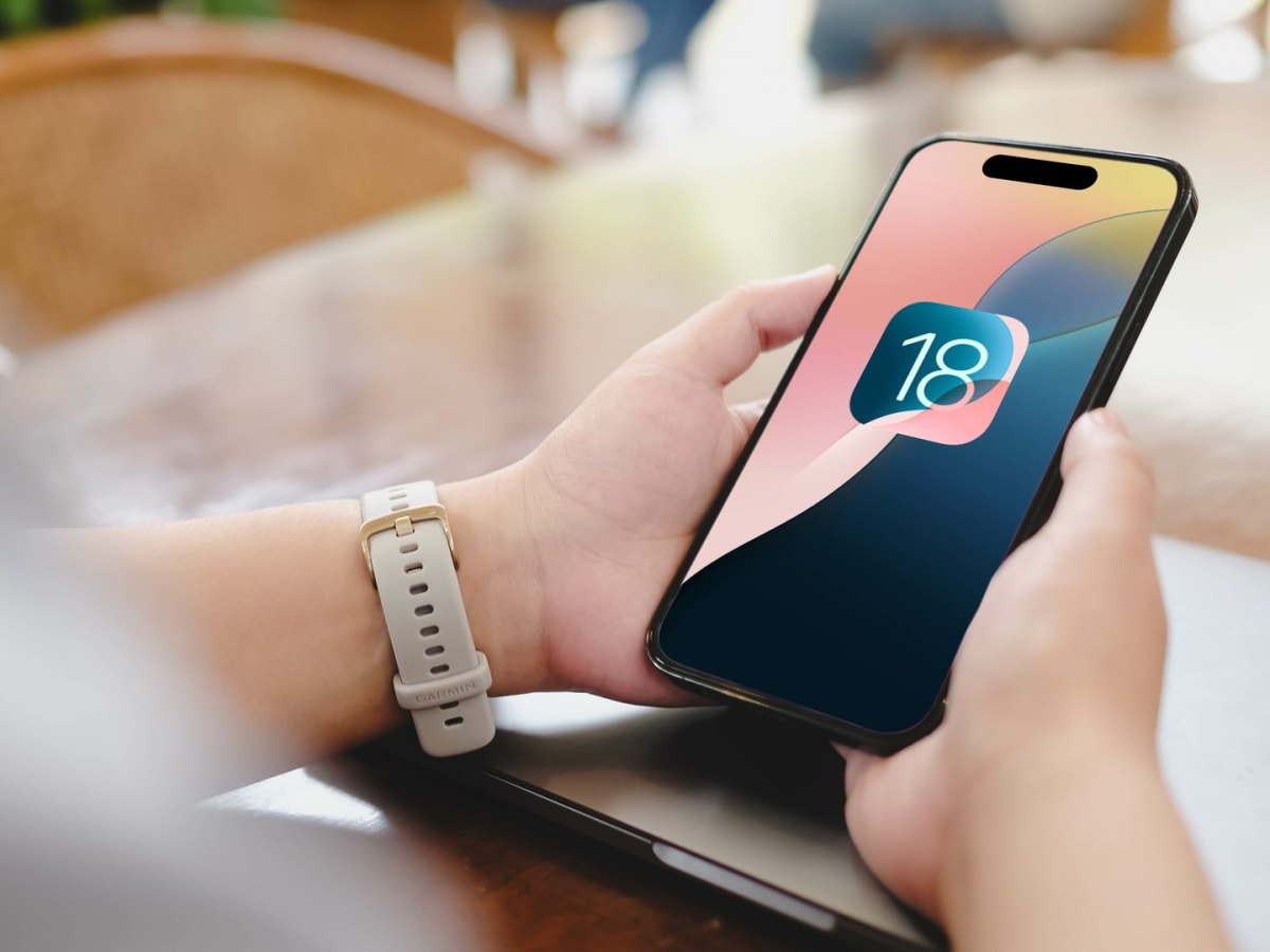 Handy mit Apple iOS 18