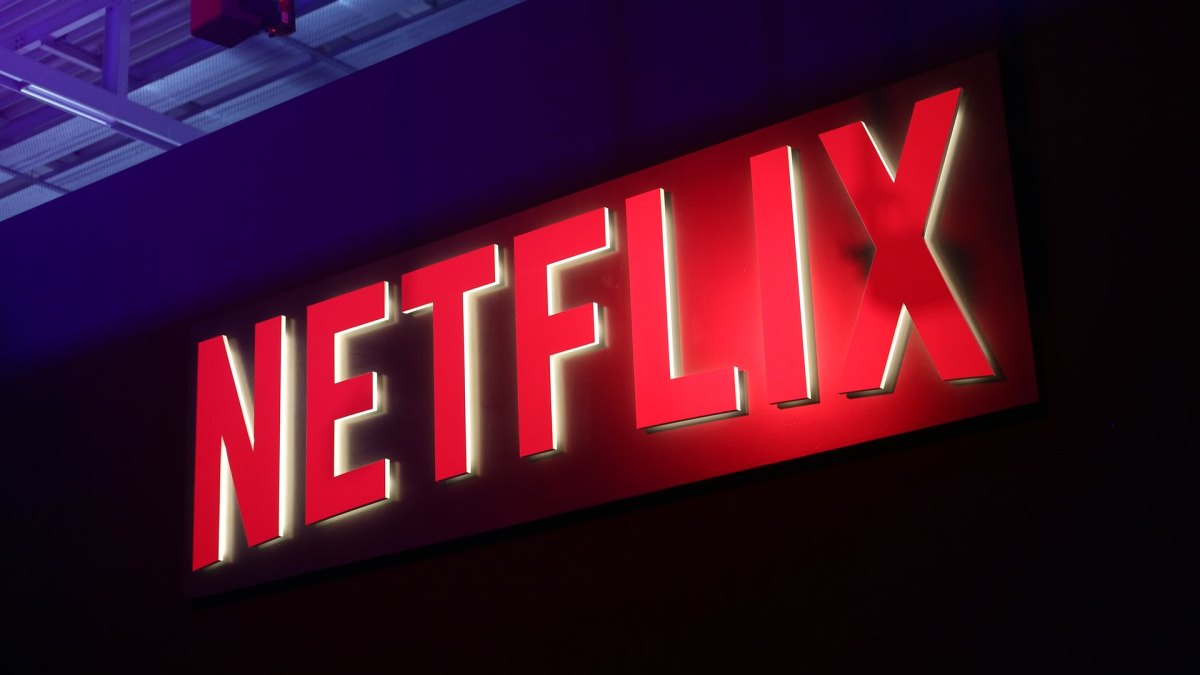 Netflix Logo schwarzer Hintergrund