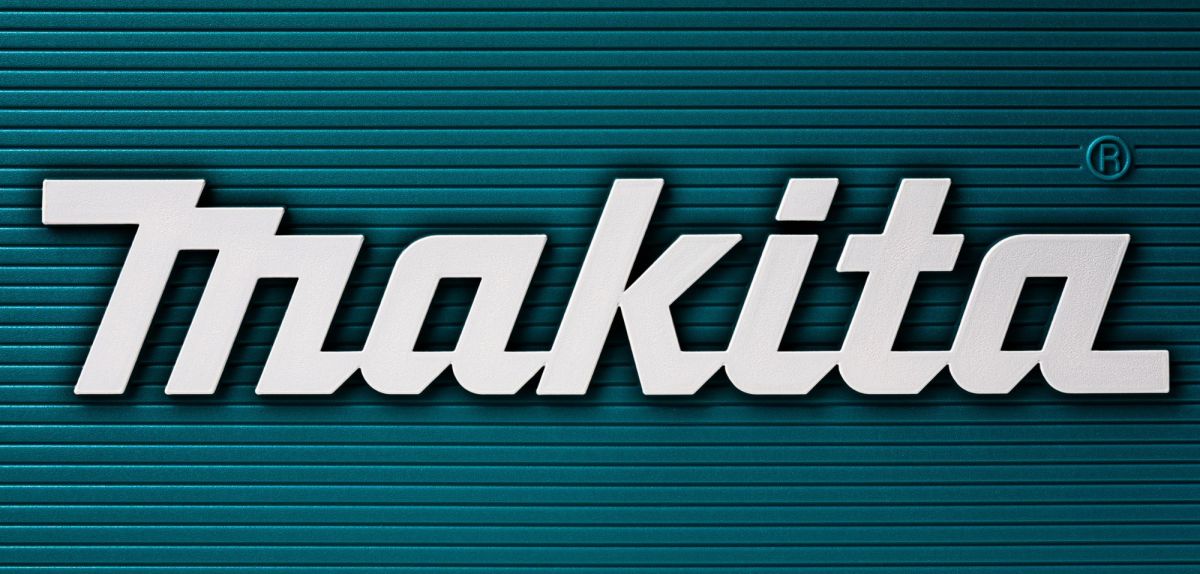 Makita-Logo auf einem Koffer