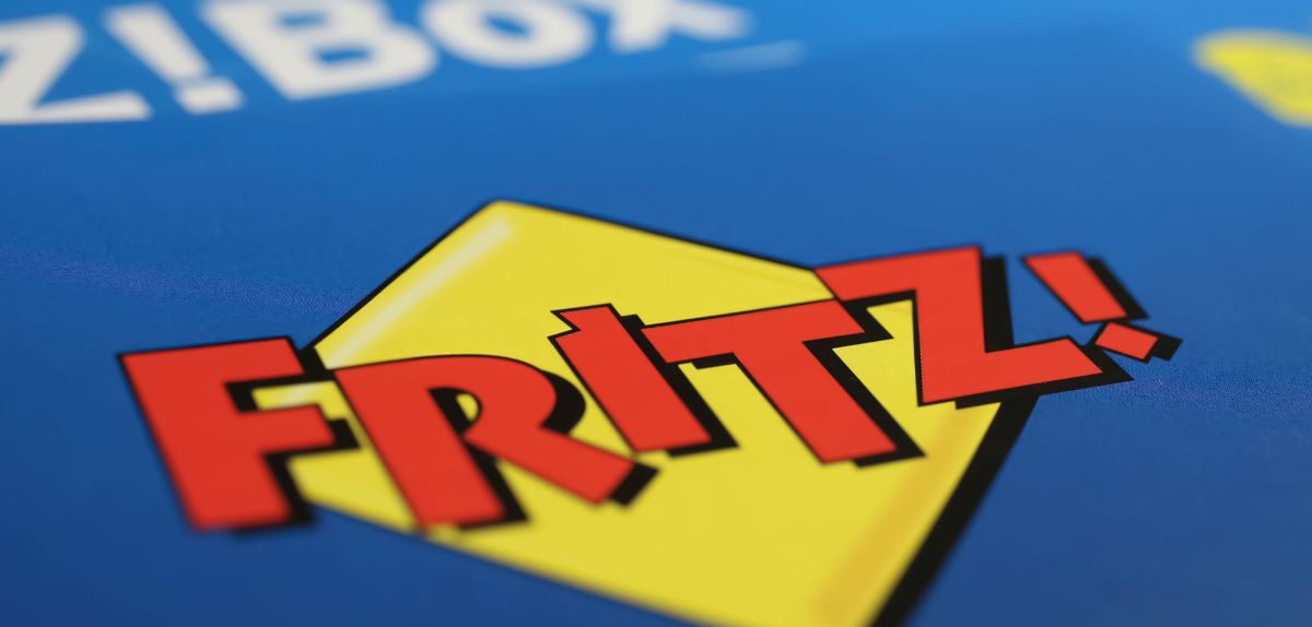 Ansicht einer Verpackung einer FritzBox.