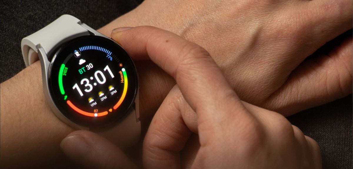 Samsung Galaxy-Uhr mit Gesundheitsfunktion.