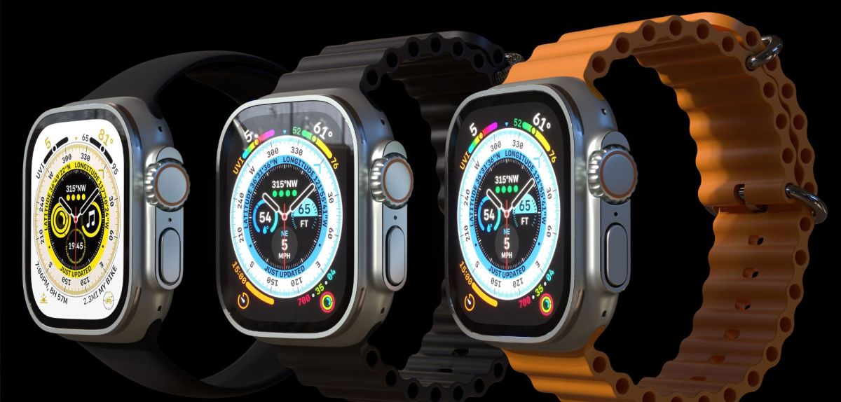 3 Modelle der Apple Watch Ultra. (Symbolbild)