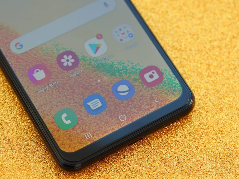 Startbildschirm eines Samsung Galaxy-Handys